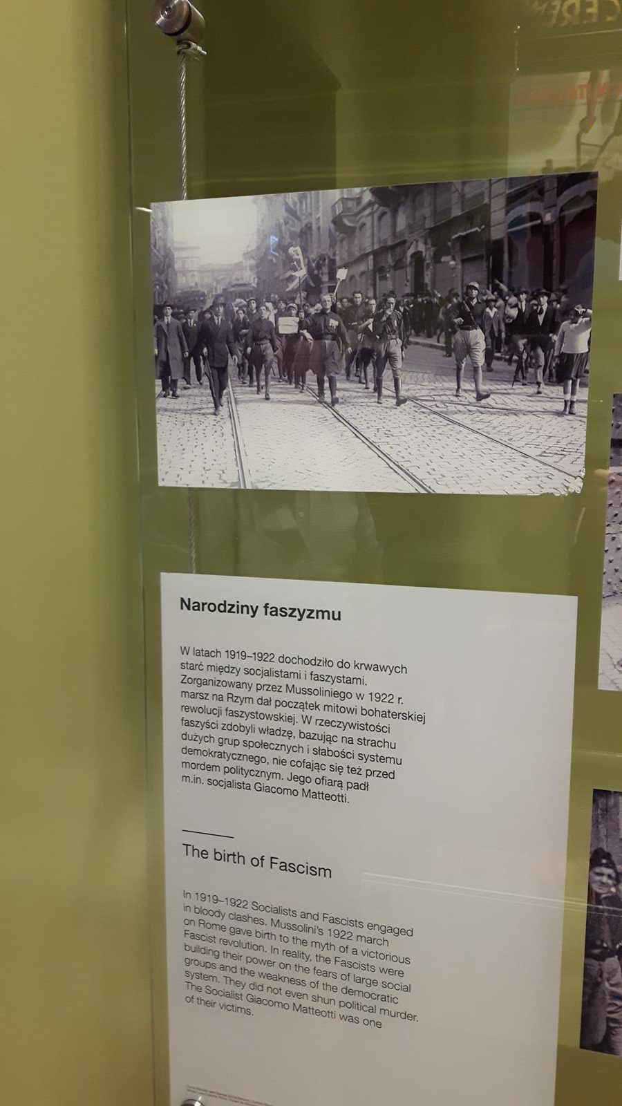 Eksponaty w Muzeum II Wojny Światowej w Gdańsku
