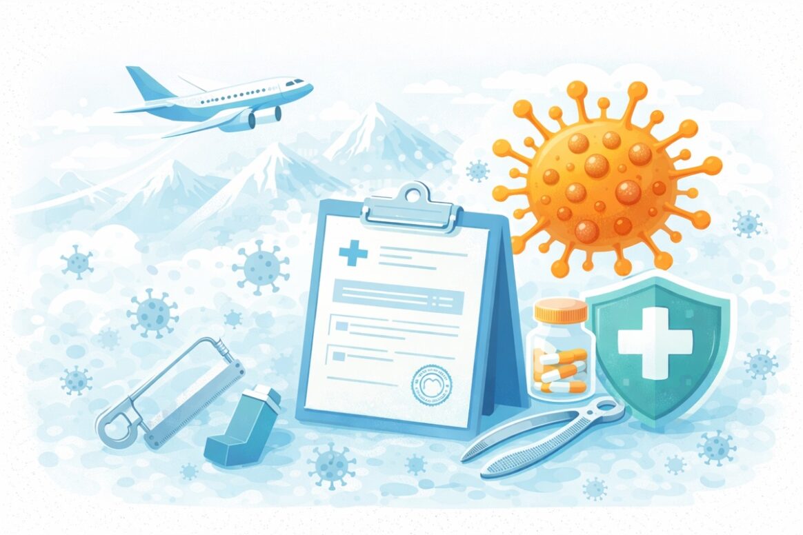 Zdrowie a podróż lotnicza – kiedy nie lecieć samolotem