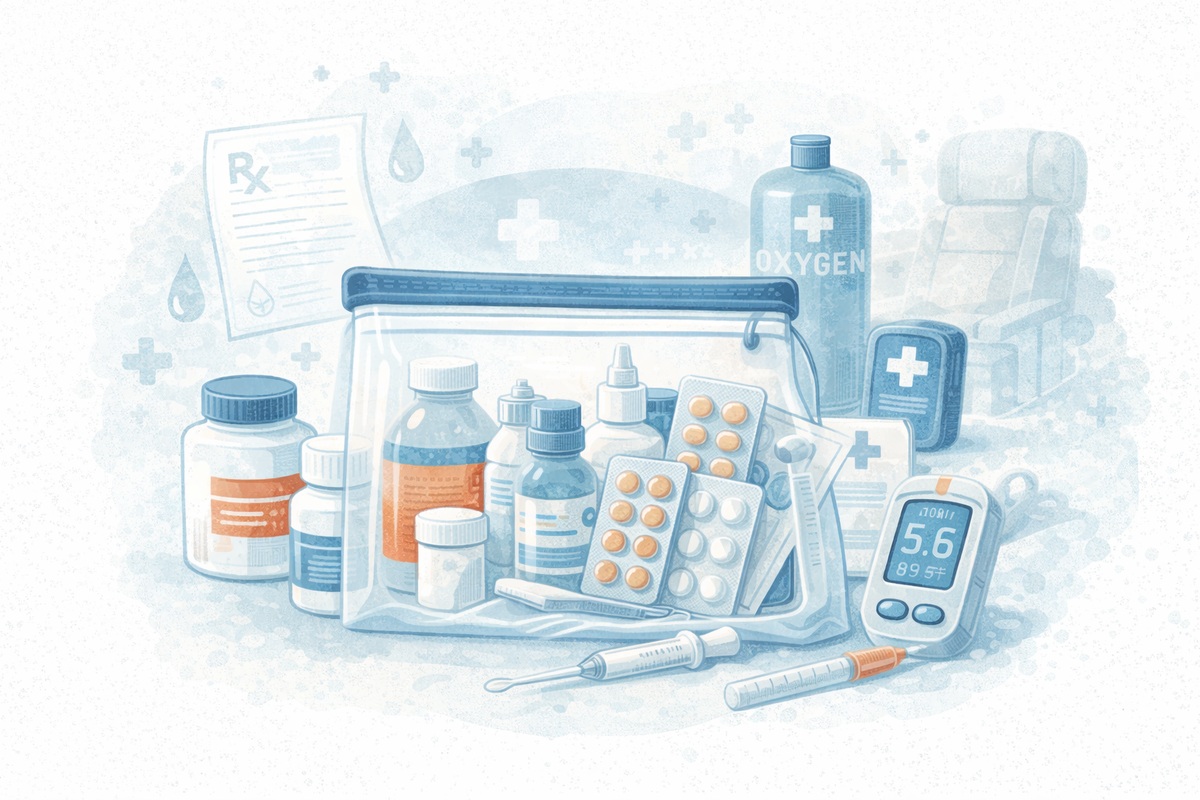 Leki w samolocie – co można zabrać do bagażu podręcznego podczas podróży lotniczej