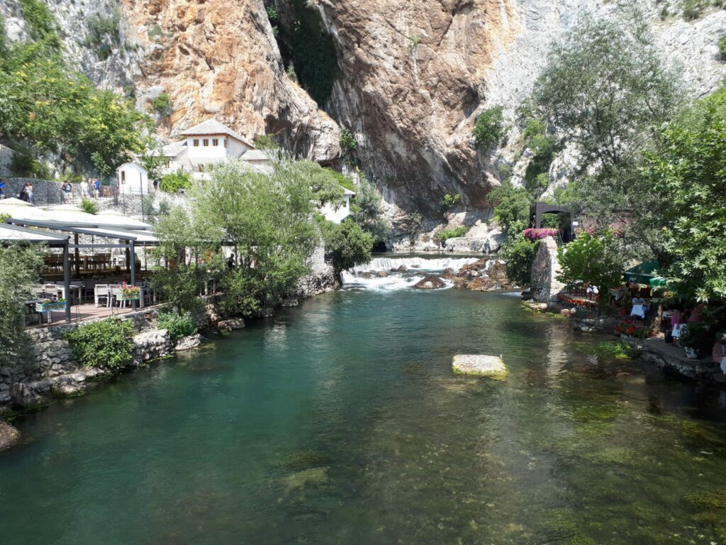 Blagaj Bośnia i Hercegowina na wakacje Wywierzysko Buny Vrelo Bune. 