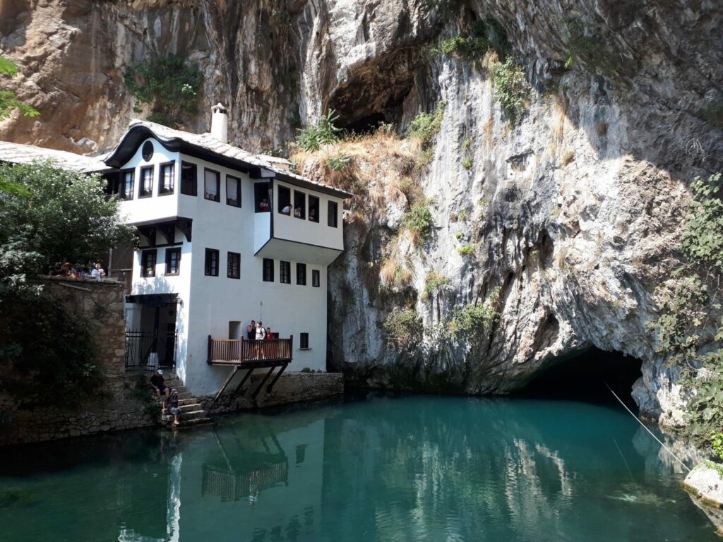 Tekka Blagaj klasztor derwiszów Vrelo Bune.