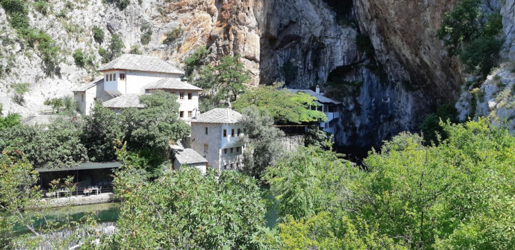 Klasztor derwiszów Blagaj Bośnia i Hercegowina na wakacje 