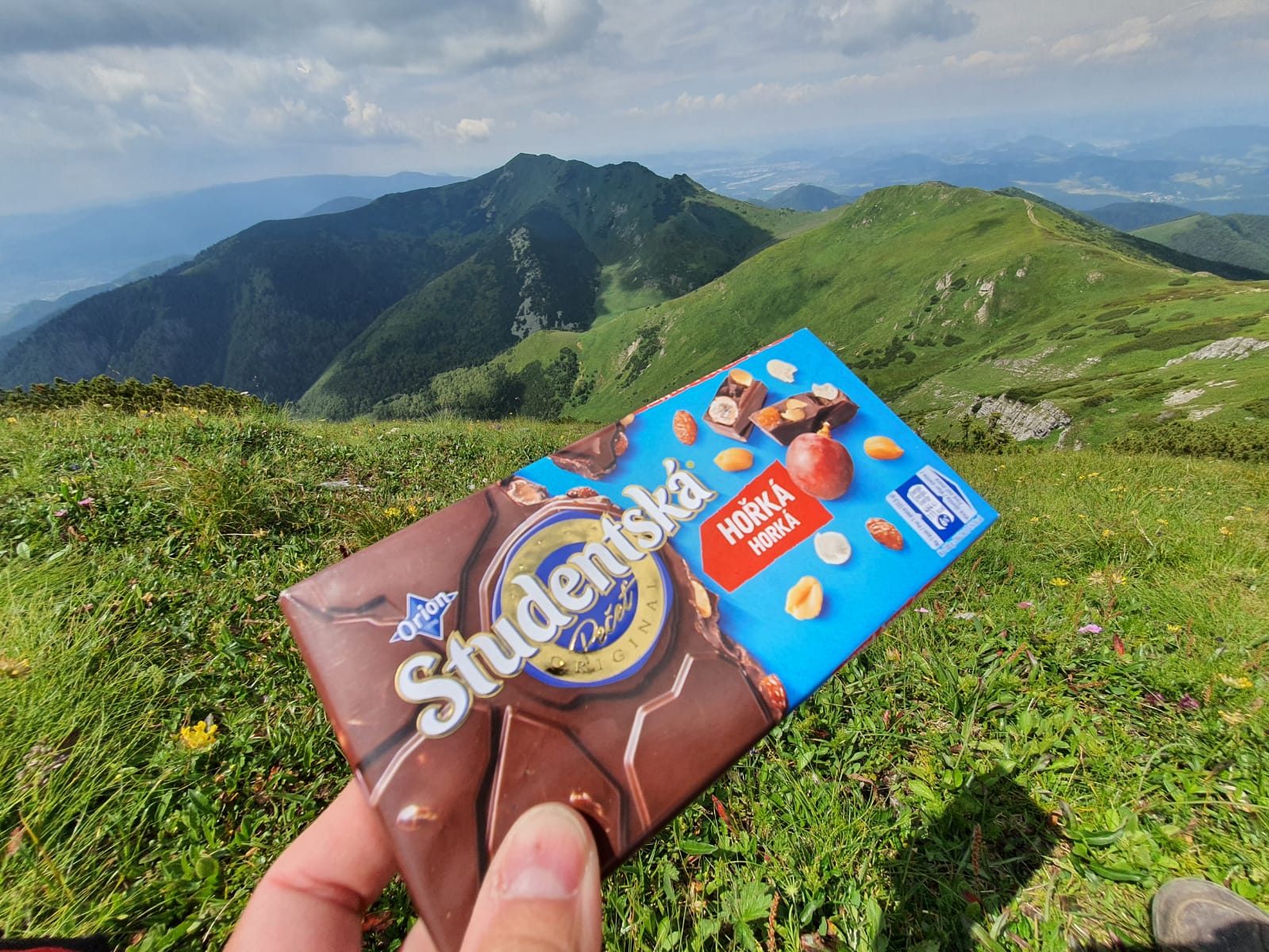 Małą Fatra czekolada Studencka 