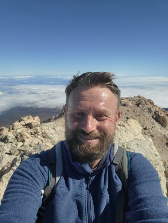 jak się ubrać Marek Dąbrowski wulkan El Teide na Teneryfie Ścieżki Mojego Świata