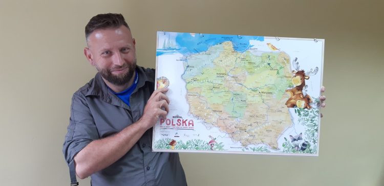 Mapa Polski dla Dzieci Zestaw Edukacyjny.