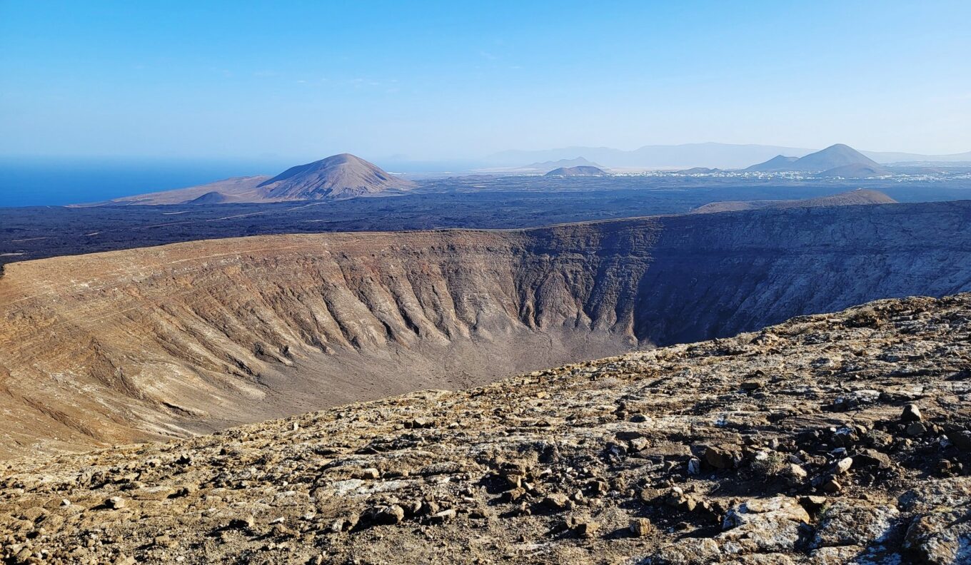 Caldera Blanca Montaña Blanca Lanzarote