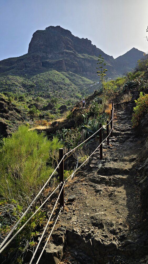 Kamienisty szlak w wąwozie Masca
