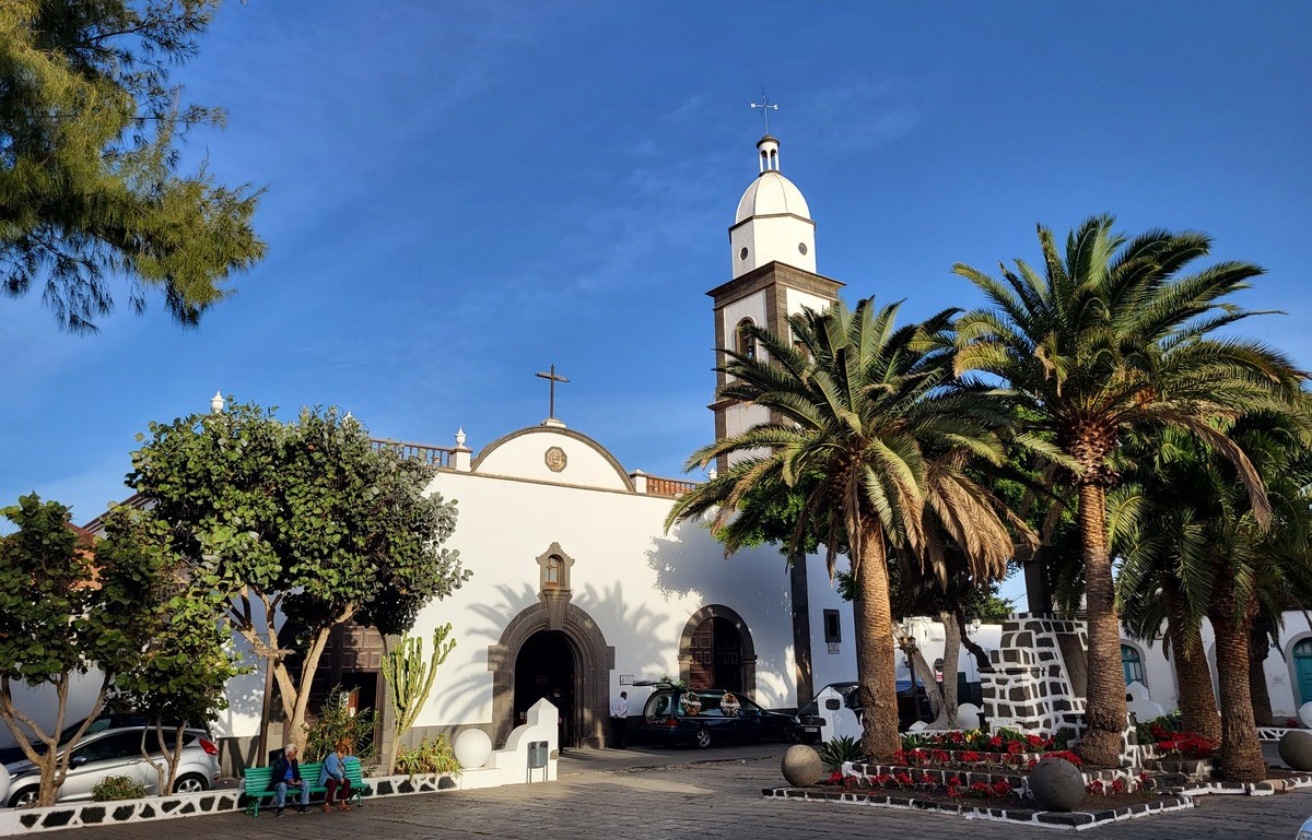 Szarańcza na Lanzarote w rejonie Arrecife na Wyspach Kanaryjskich