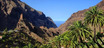 Wąwóz Masca na Teneryfie – widok w stronę oceanu i klifów