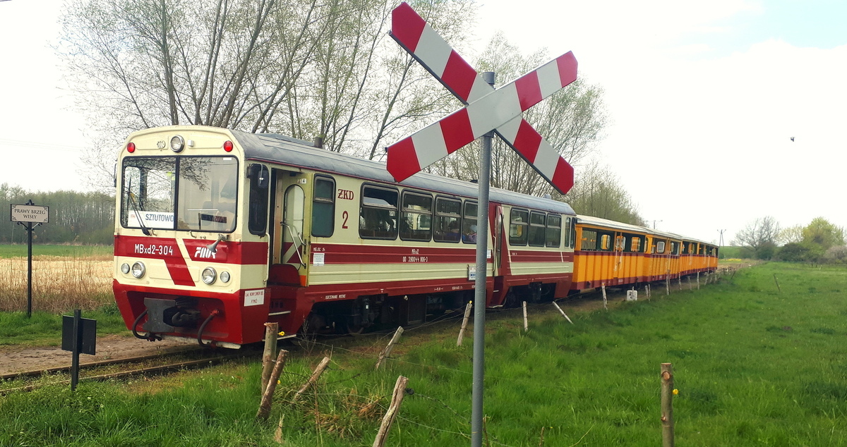 Żuławska Kolej Dojazdowa – wąskotorowy pociąg turystyczny na Żuławach