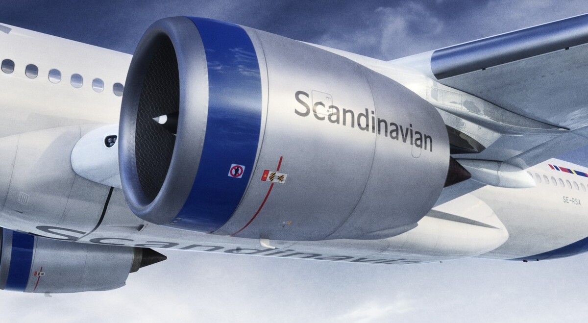 SAS odwołuje loty. Samolot linii SAS podczas lotu