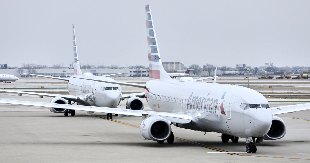 Awantury w samolotach – samolot American Airlines