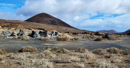 Formacja Los Roferos, miejsce wypadku podczas wycieczki buggy na Lanzarote