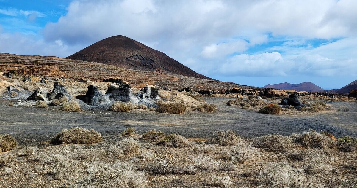 Formacja Los Roferos, miejsce wypadku podczas wycieczki buggy na Lanzarote