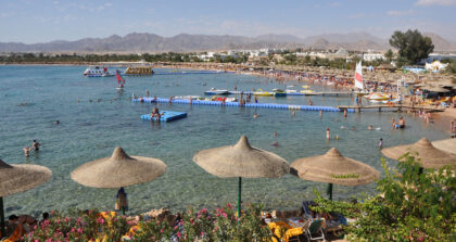 Turysta aresztowany w Egipcie. Widok na Naama Bay w Sharm el-Sheikh w Egipcie