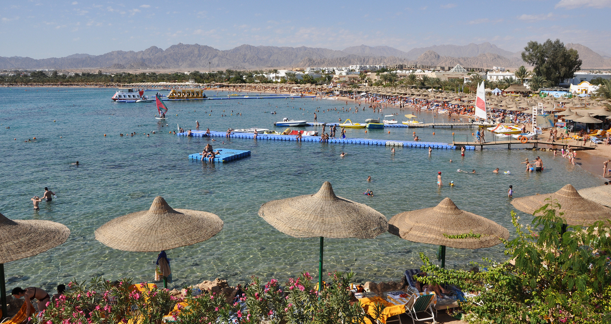 Turysta aresztowany w Egipcie. Widok na Naama Bay w Sharm el-Sheikh w Egipcie