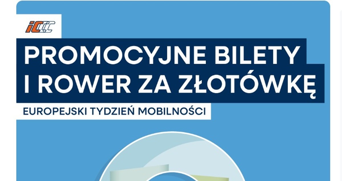 Promocja PKP Intercity. Grafika Europejskiego Tygodnia Mobilności PKP Intercity
