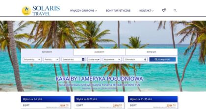 Upadek biura podróży Solaris Travel. Strona internetowa biura podróży Solaris Travel