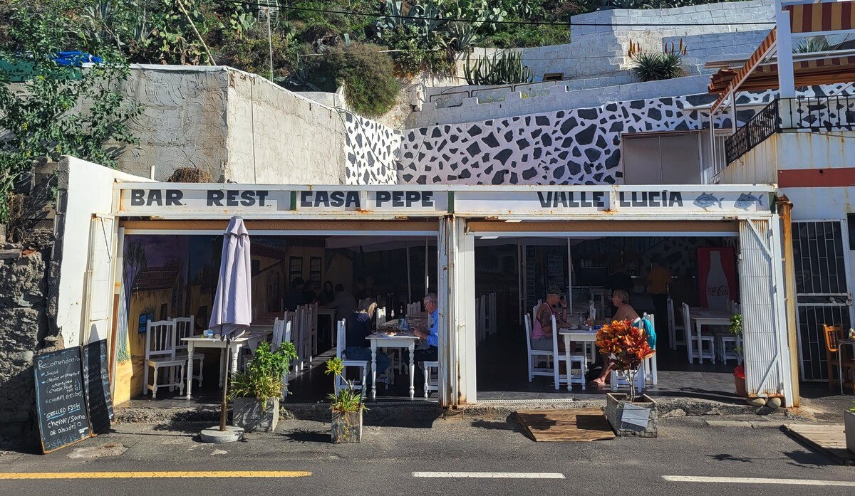 Restauracja Casa Pepe Valle Lucia przy Playa de Roque de las Bodegas