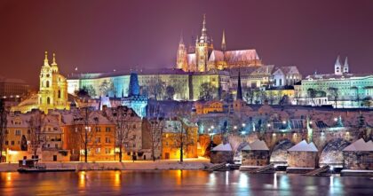 Pociąg Katowice Praga – zimowa Praga i Hradczany